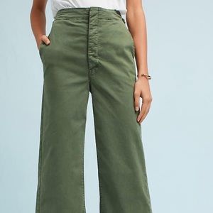 Mother Wide Leg Cinch Greaser Pants in Killing It Green
Size 26